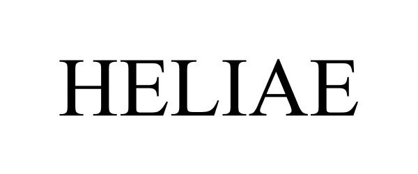 Trademark Logo HELIAE
