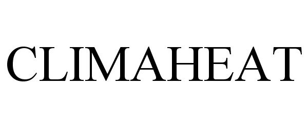 Trademark Logo CLIMAHEAT
