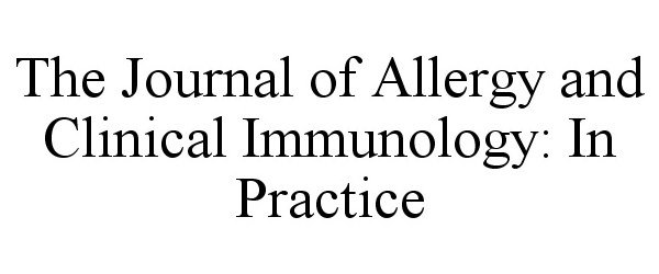 Trademark Logo THE JOURNAL OF ALLERGY AND CLINICAL IMMUNOLOGY: IN PRACTICE