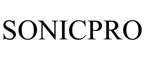 Trademark Logo SONICPRO