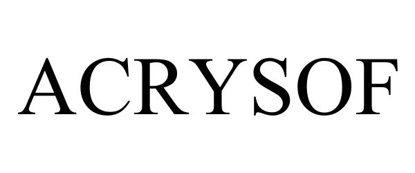 Trademark Logo ACRYSOF