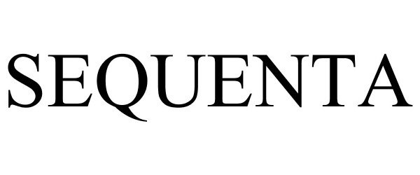 Trademark Logo SEQUENTA