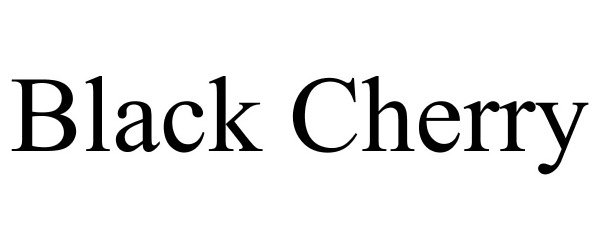 Trademark Logo BLACK CHERRY