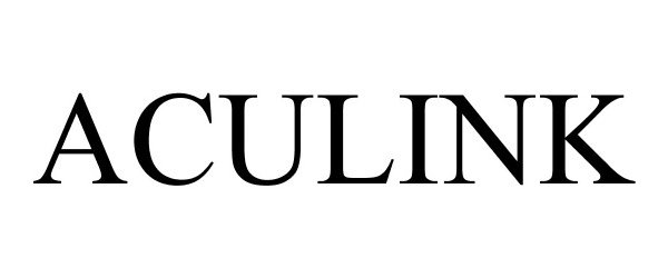 Trademark Logo ACULINK