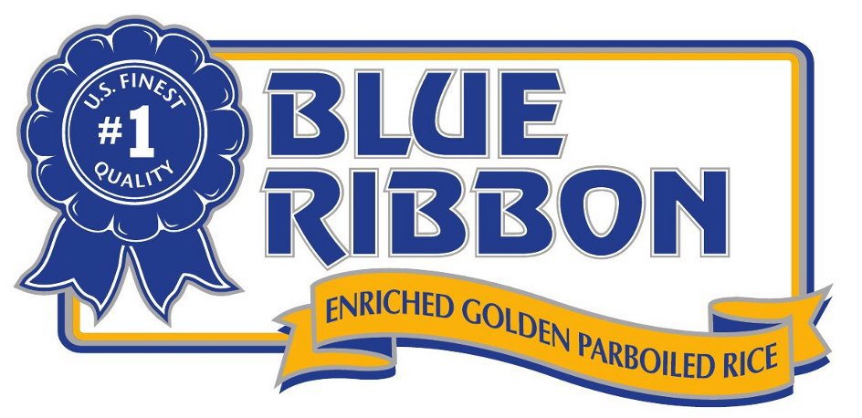  U.S. FINEST QUALITY #1 BLUE RIBBON ENRICHED GOLDEN PARBOILED RICE