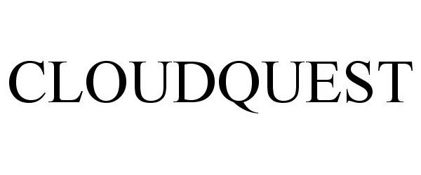 Trademark Logo CLOUDQUEST