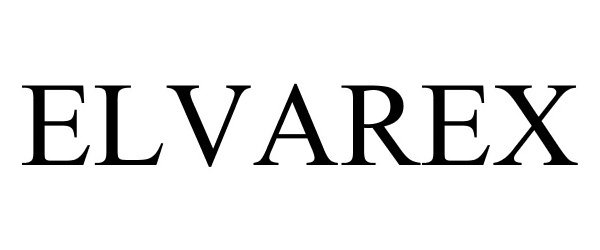 Trademark Logo ELVAREX