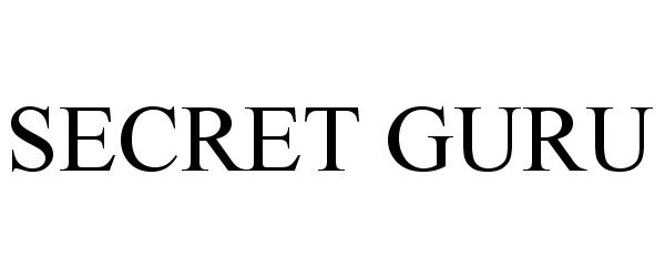 Trademark Logo SECRET GURU