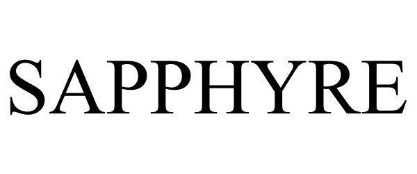 Trademark Logo SAPPHYRE