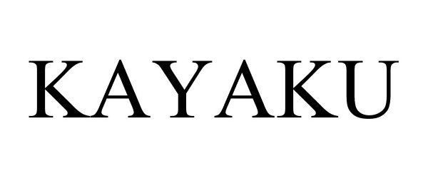 Trademark Logo KAYAKU