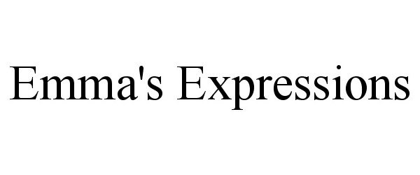 Trademark Logo EMMA'S EXPRESSIONS