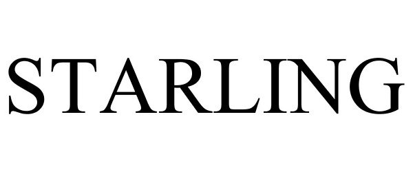 Trademark Logo STARLING