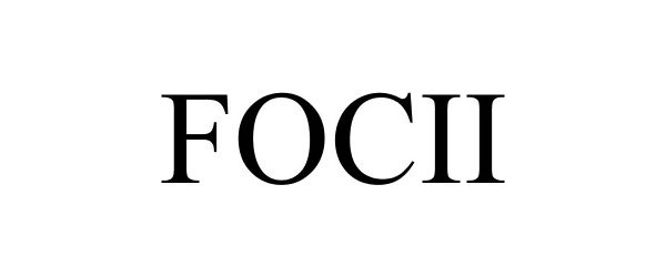 Trademark Logo FOCII