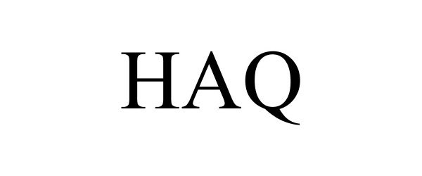Trademark Logo HAQ