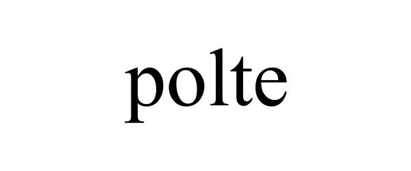 Trademark Logo POLTE