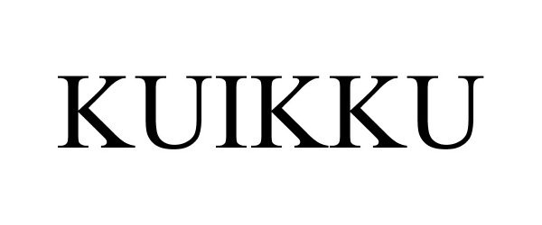 Trademark Logo KUIKKU