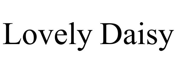 Trademark Logo LOVELY DAISY