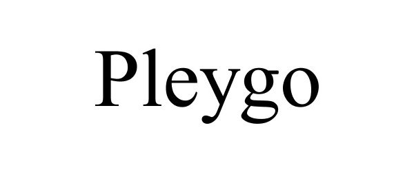 Trademark Logo PLEYGO