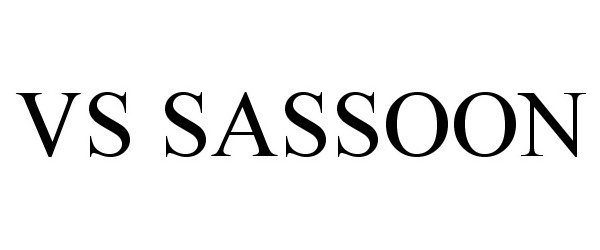 Trademark Logo VS SASSOON
