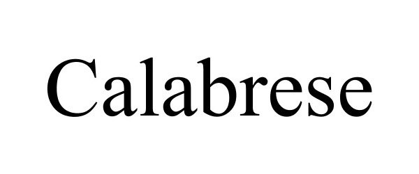  CALABRESE