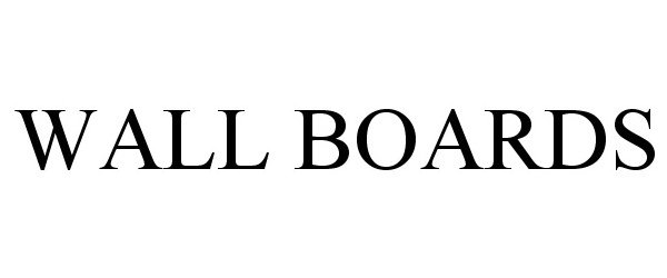 Trademark Logo WALL BOARDS