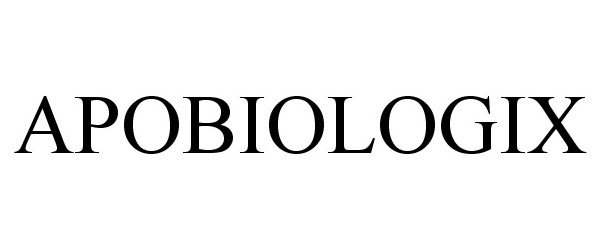 Trademark Logo APOBIOLOGIX