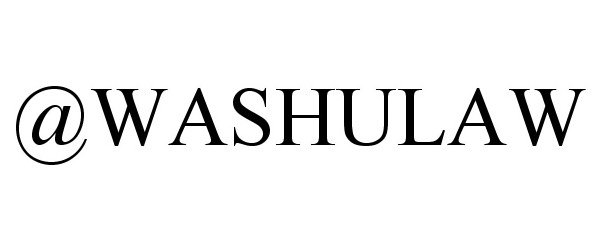 Trademark Logo @WASHULAW