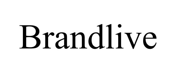 Trademark Logo BRANDLIVE