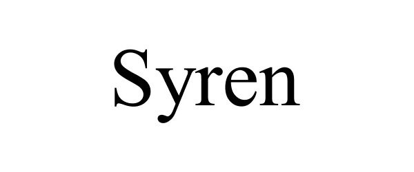Trademark Logo SYREN
