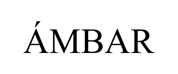 Trademark Logo ÃMBAR