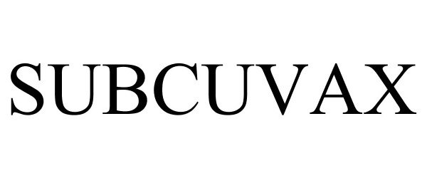 Trademark Logo SUBCUVAX