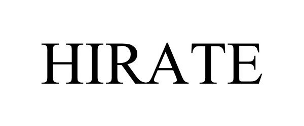 Trademark Logo HIRATE