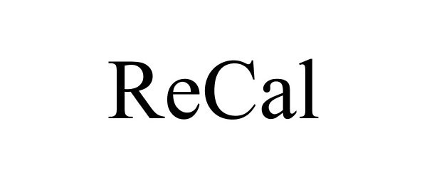 Trademark Logo RECAL