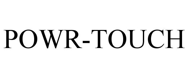 Trademark Logo POWR-TOUCH