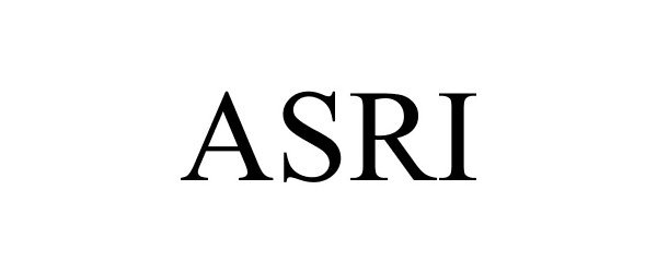 Trademark Logo ASRI