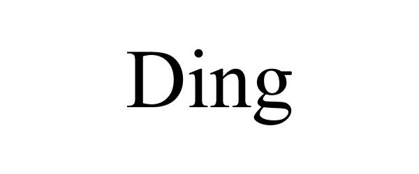 Trademark Logo DING