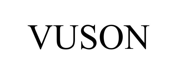 Trademark Logo VUSON