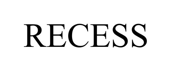 Trademark Logo RECESS