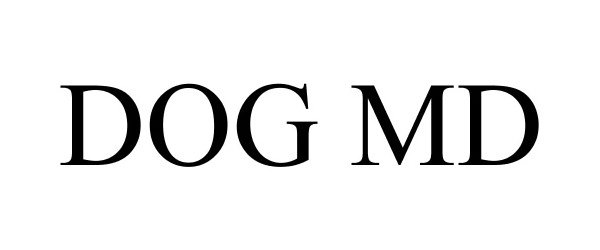 Trademark Logo DOG MD