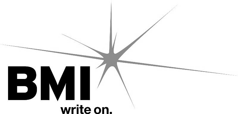 Trademark Logo BMI WRITE ON.
