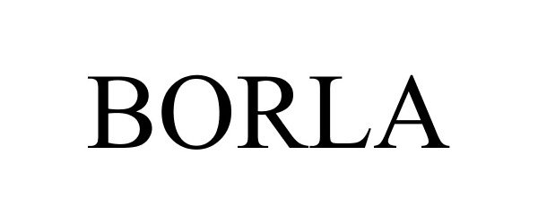 Trademark Logo BORLA