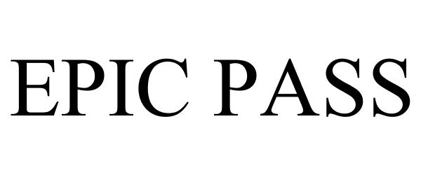Trademark Logo EPIC PASS