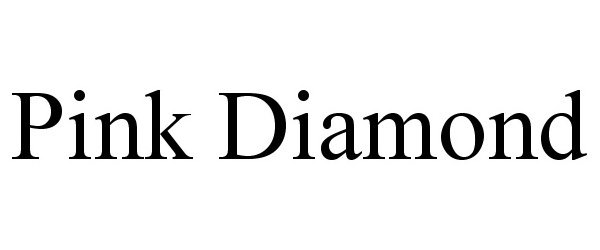 Trademark Logo PINK DIAMOND