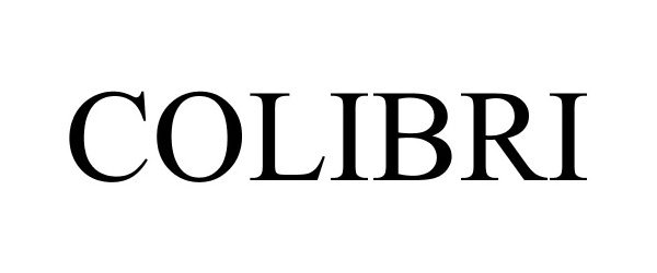 Trademark Logo COLIBRI