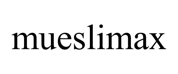 Trademark Logo MUESLIMAX