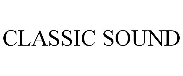 Trademark Logo CLASSIC SOUND
