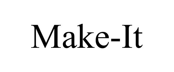 Trademark Logo MAKE-IT