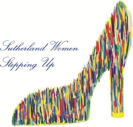 Trademark Logo SUTHERLAND WOMEN STEPPING UP