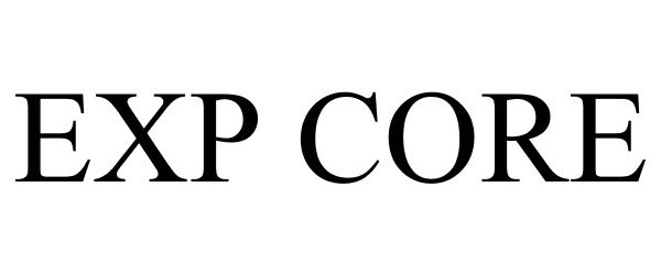 Trademark Logo EXP CORE