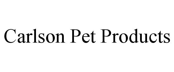  CARLSON PET PRODUCTS